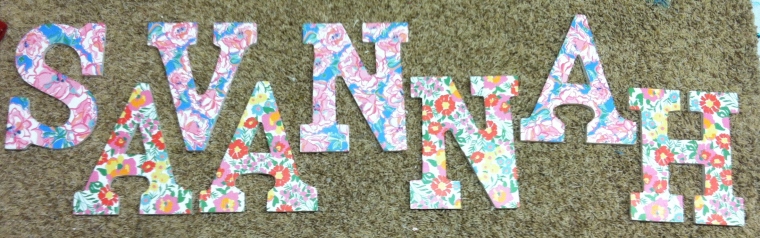 Lilly Pulitzer Letters